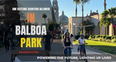 Are Electric Scooters Allowed in Balboa Park?