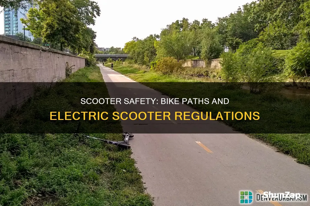 are electric scooters allowed on bike paths