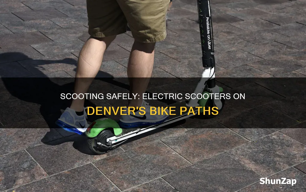 are electric scooters allowed on denver bike paths