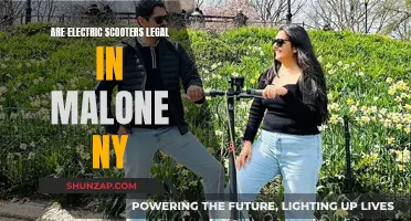 Electric Scooters in Malone, NY: Are They Legal?