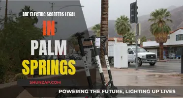 Electric Scooters in Palm Springs: Are They Legal?