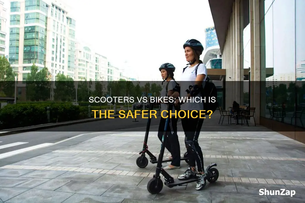 are electric scooters more dangerous than bikes