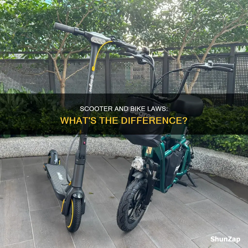 are electric scooters treated like bikes