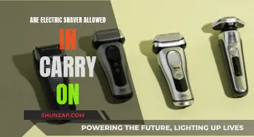 Electric Shavers: Carry-On Allowed?