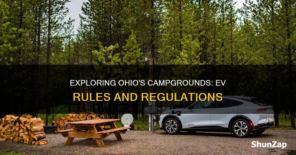 are electric vehicles allowed in ohio state campgrounds