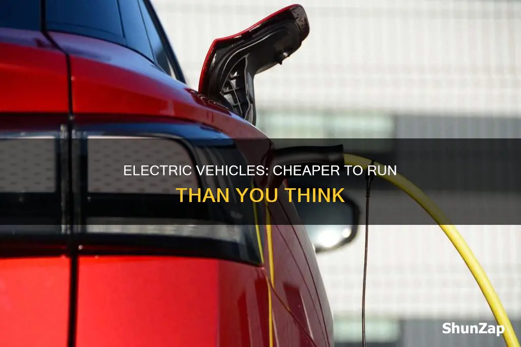 are electric vehicles cheaper to run