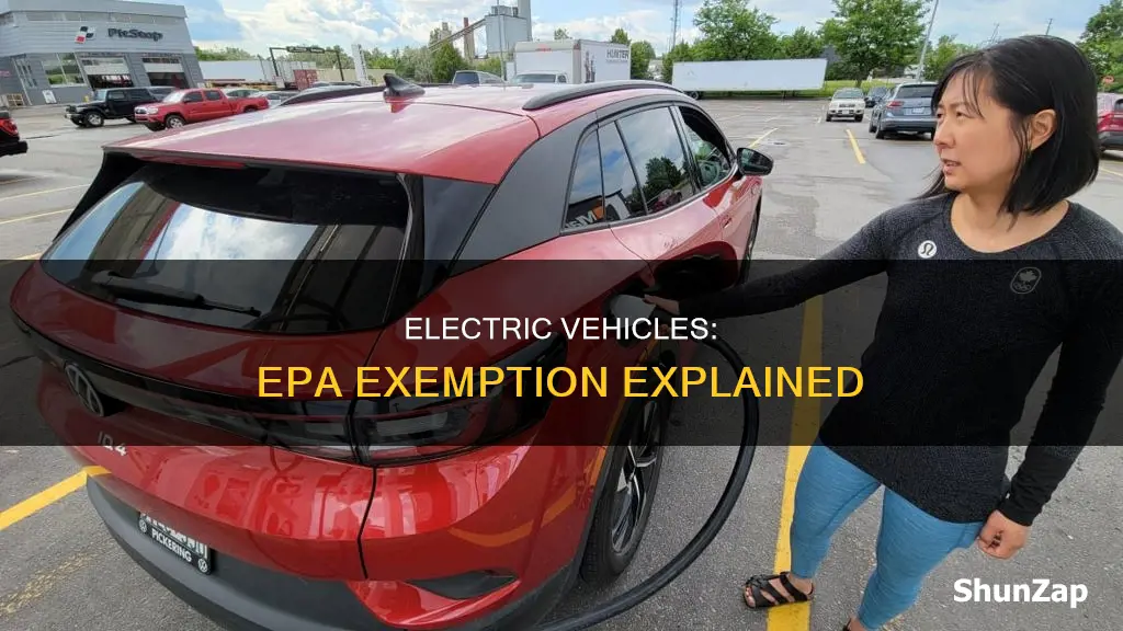 are electric vehicles exempt from epa