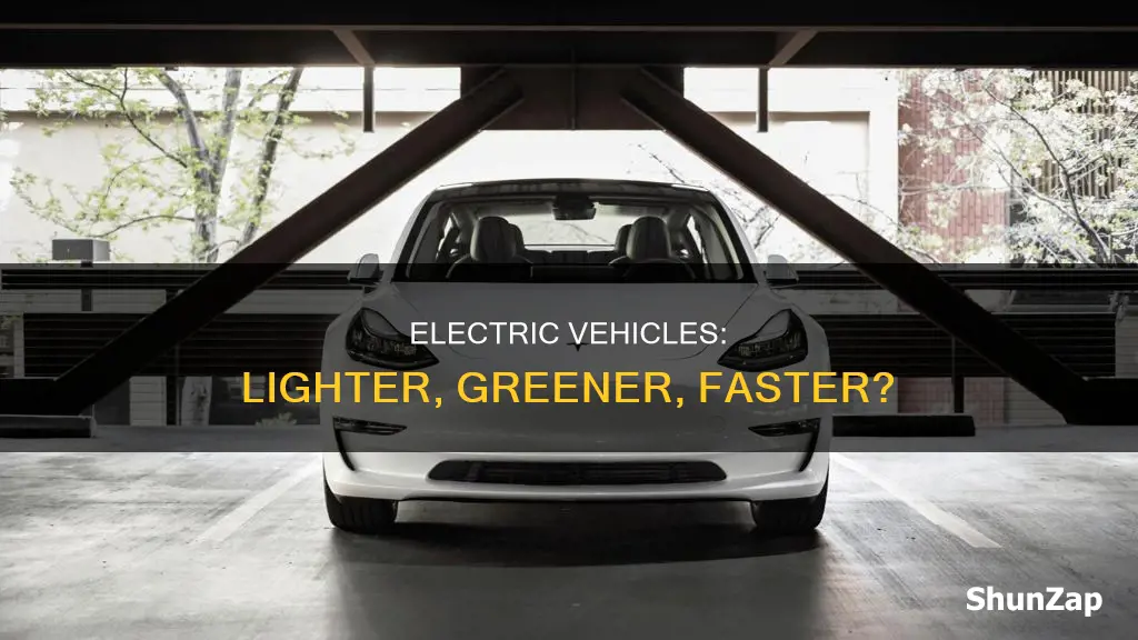 are electric vehicles lighter