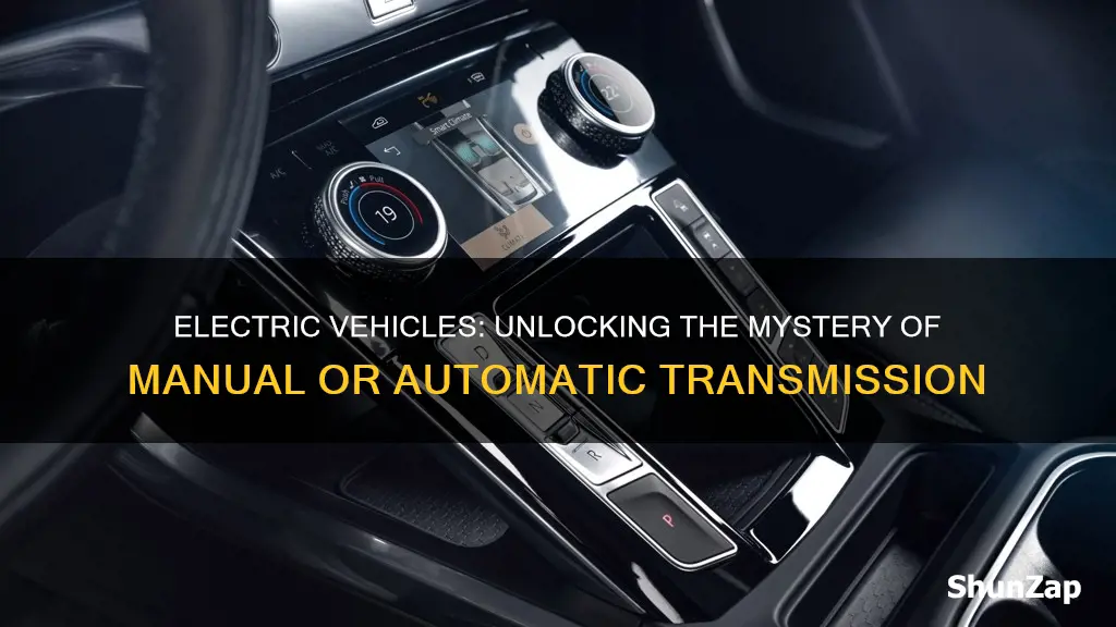 are electric vehicles manual or automatic