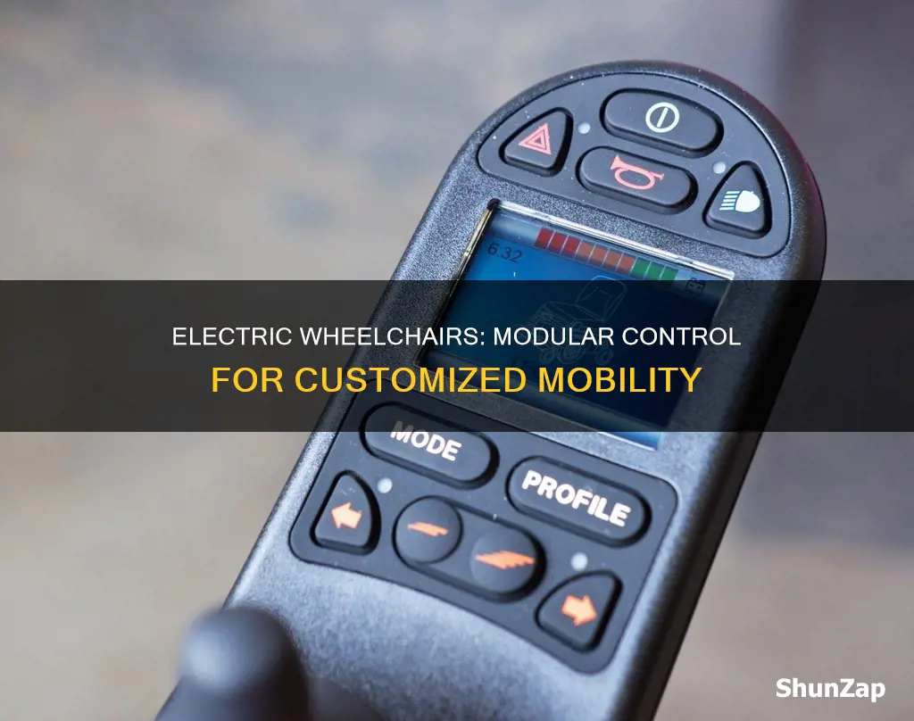 are electric wheel chairs controlled bu moduale