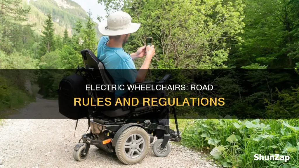 are electric wheelchairs allowed on the road