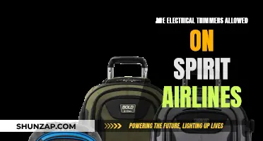 Electrical Trimmers: Spirit Airlines' Policy Explained