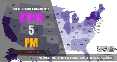 Electricity Rates: Cheaper After 5 PM?