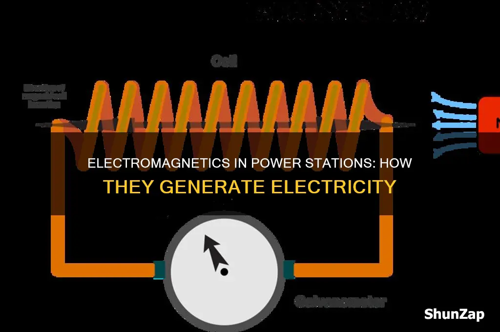are electro magnetics use at power electri stations