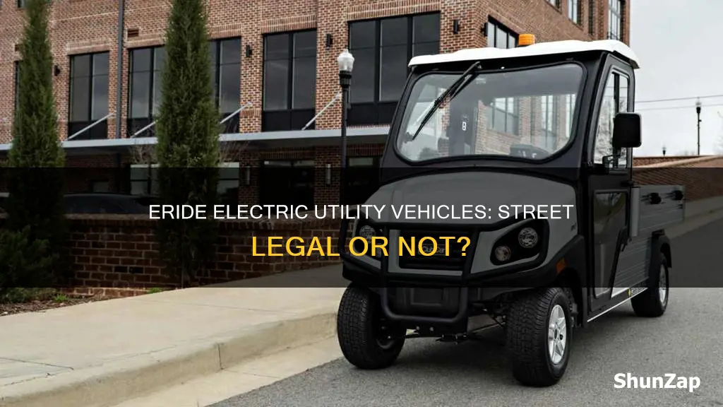 are eride electric utility vehicles street legal