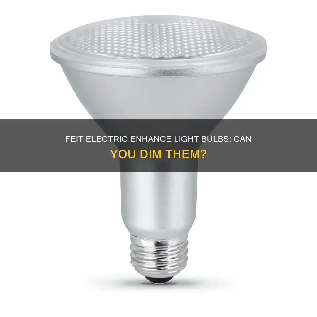 are feit electric enhance light bulbs dimmable