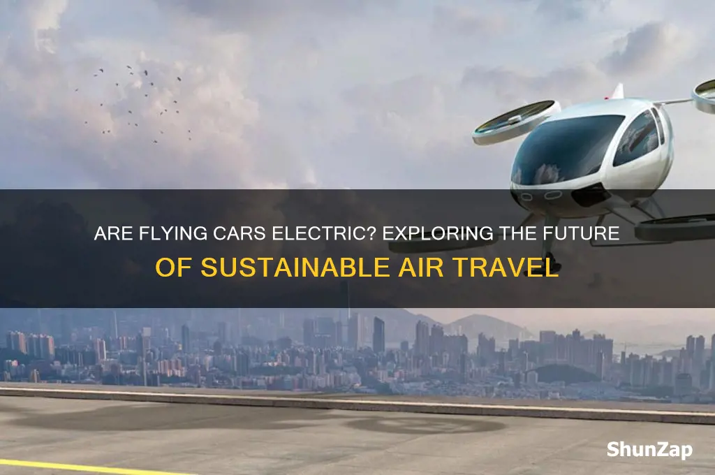 are flying cars electric