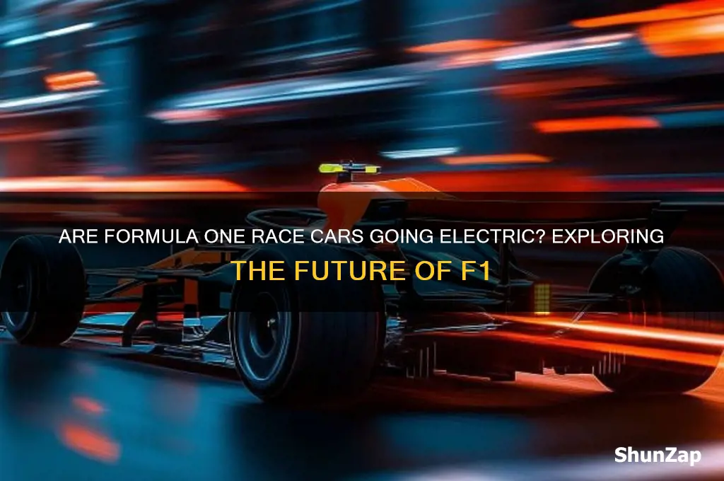 are formula one race cars ow electric