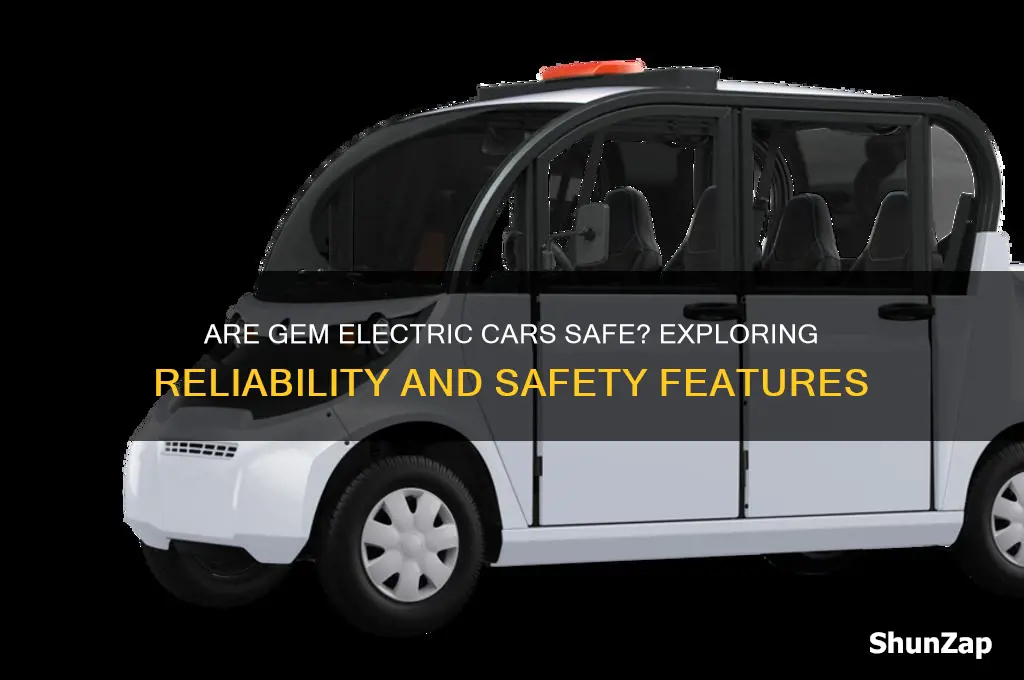 are gem electric cars safe