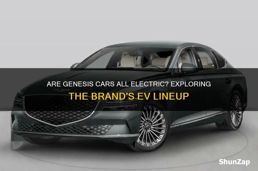 are genesis cars all electric
