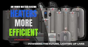 Wattage Wars: Higher Power Heaters, Better Efficiency?