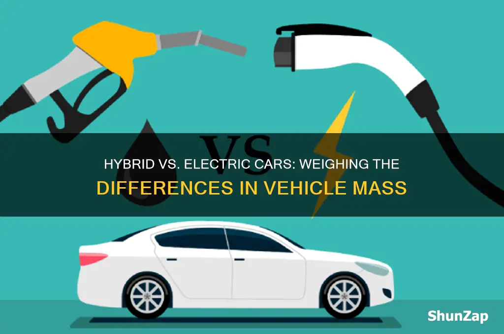are hybrid cars heavier than electric