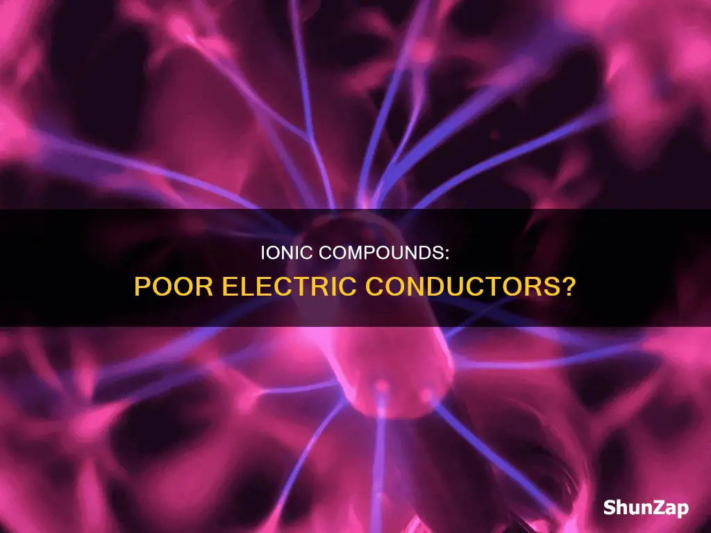 are ionic compounds poor conductors of electricity