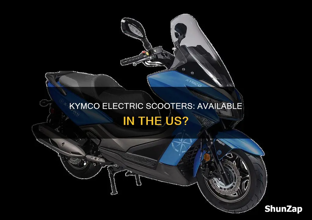 are kymco electric scooters available in us