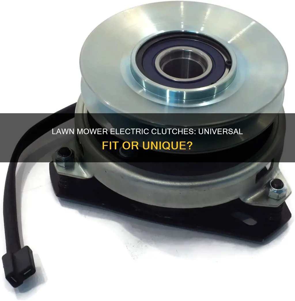 are lawn mower electric clutches universal fits