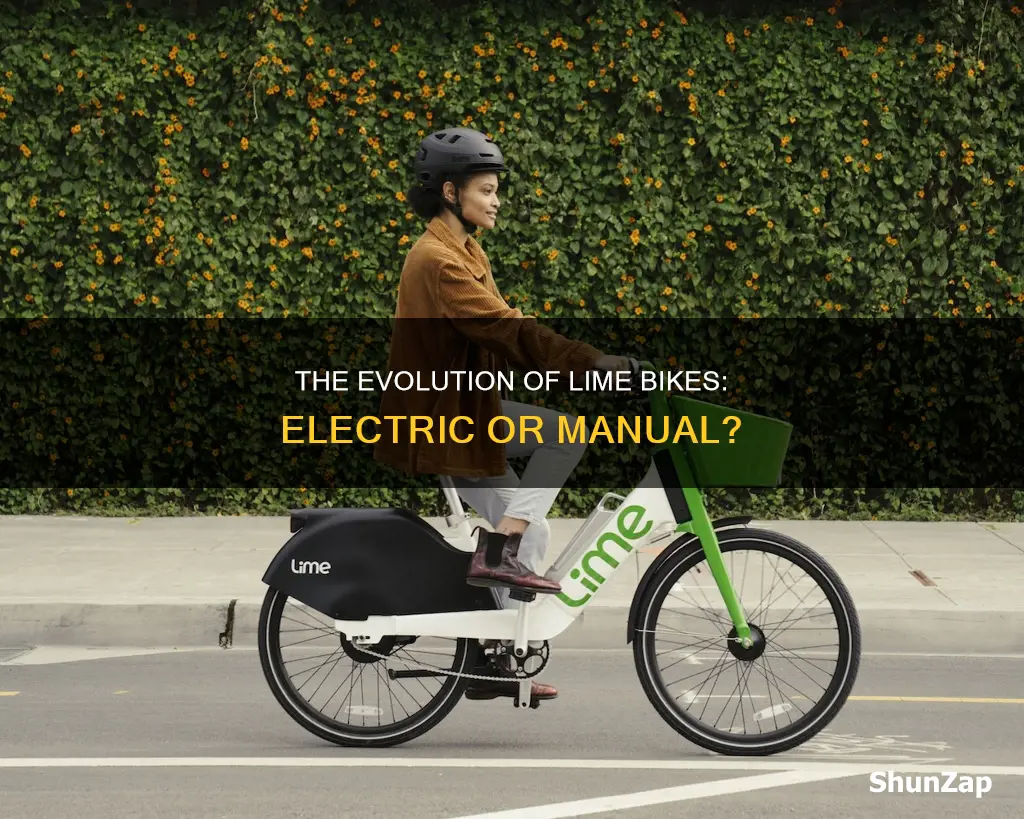 are lime bikes electric