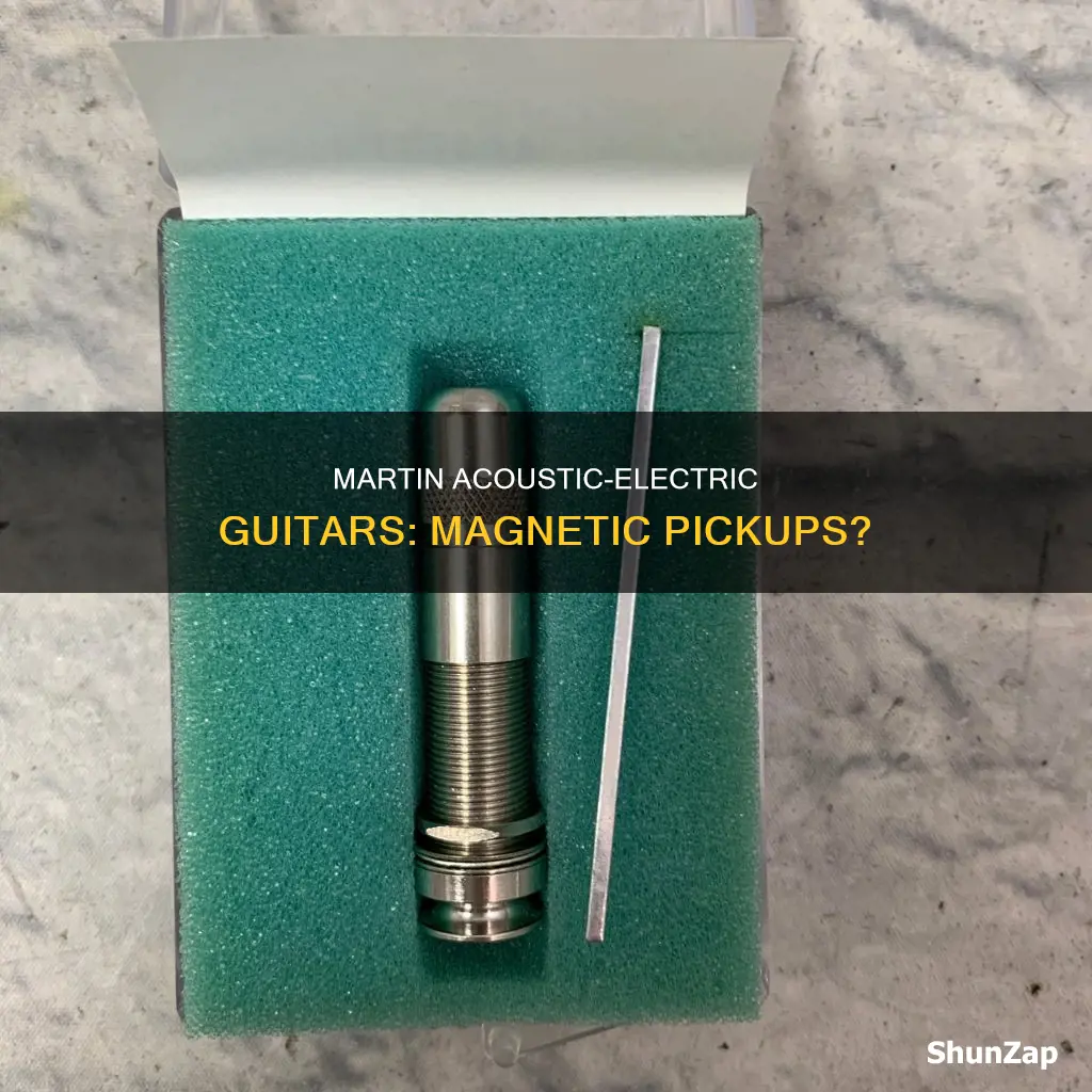 are martin acoustic electric guitars pickups magnetic