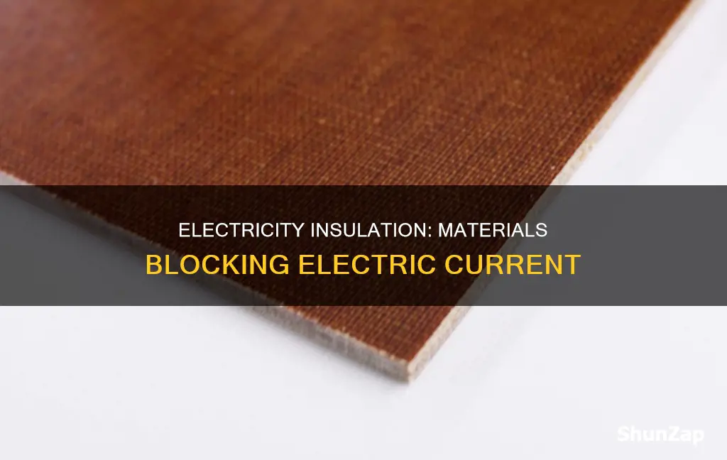 are materials that electricity cannot pass through