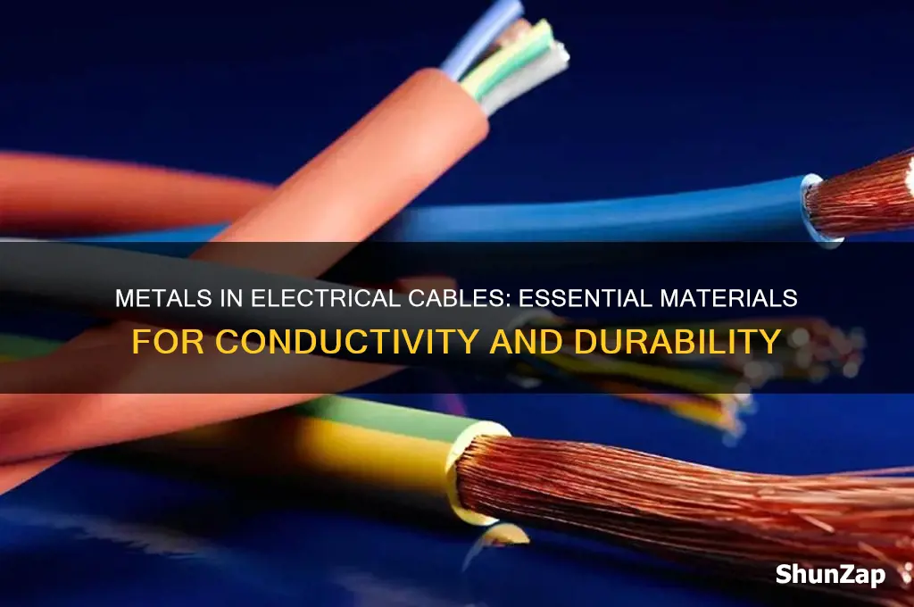 are metals used for making electrical cables
