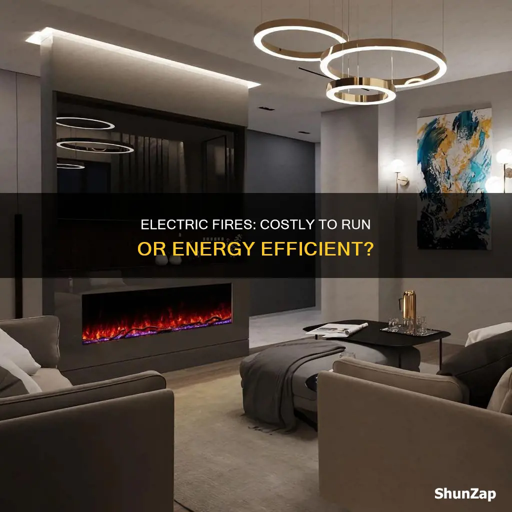 are modern electric fires expensive to run