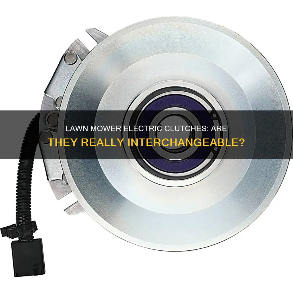 are most lawn mower electric clutches interchangeable