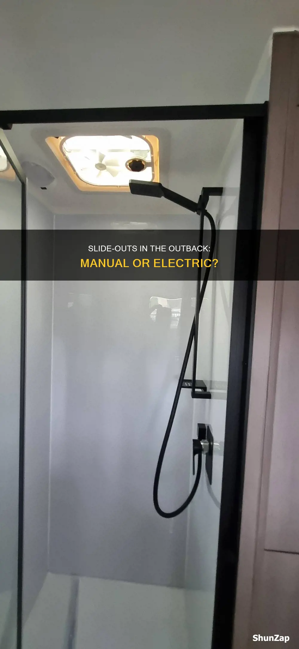 are outback slide outs manual or electric