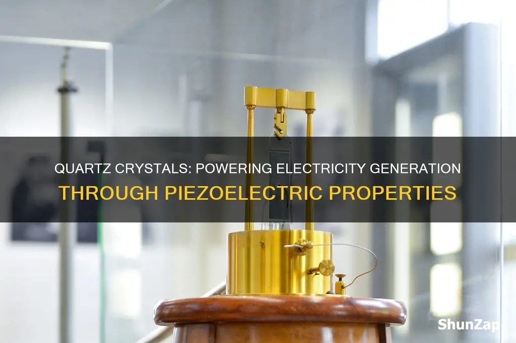 are quartz crystals used to generate electricity