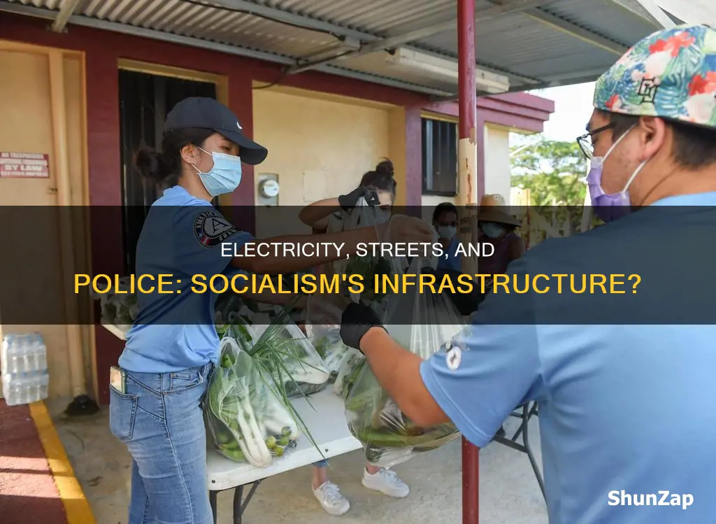 are streets electricity police examples of socialism