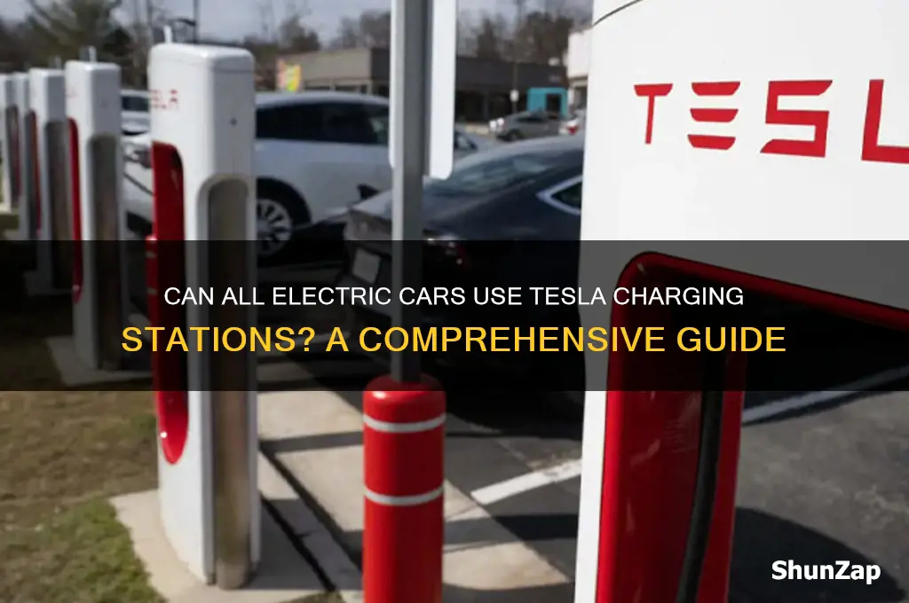 are tesla charging stations for all electric cars