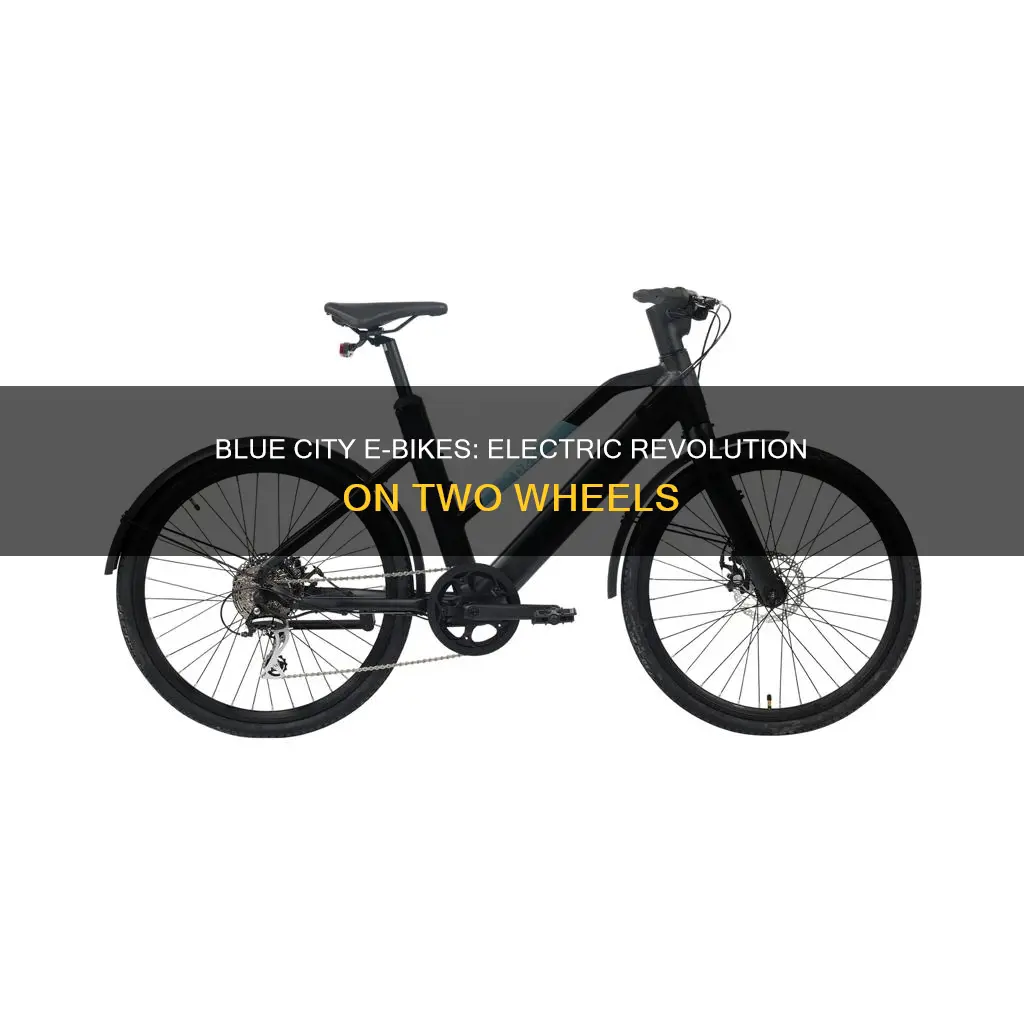 are the blue city e bikes electric