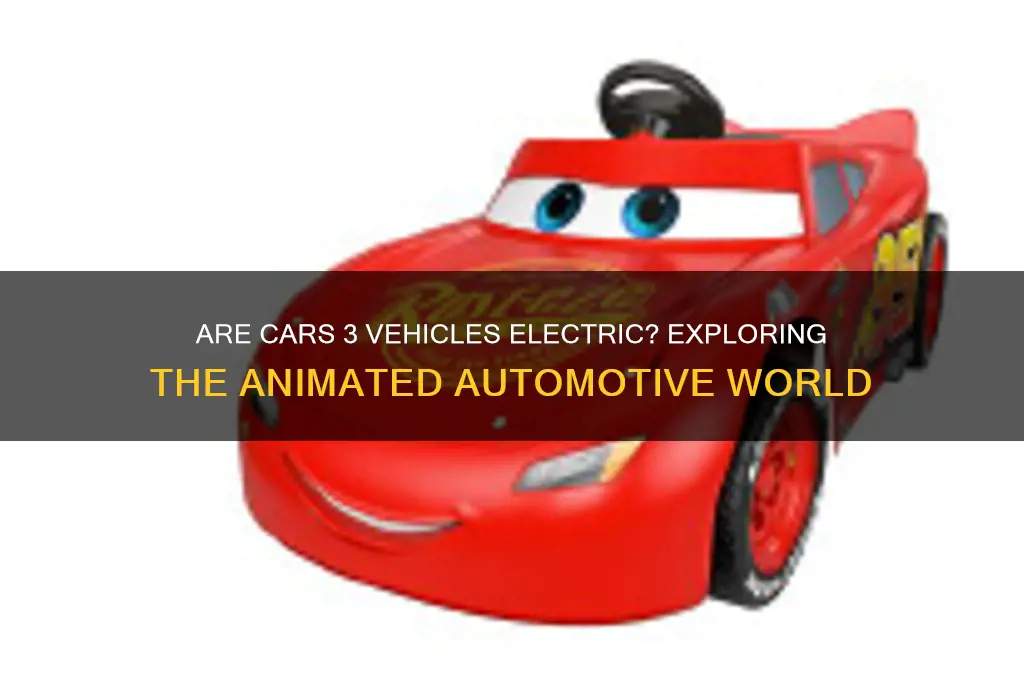 are the cars in cars 3 electric