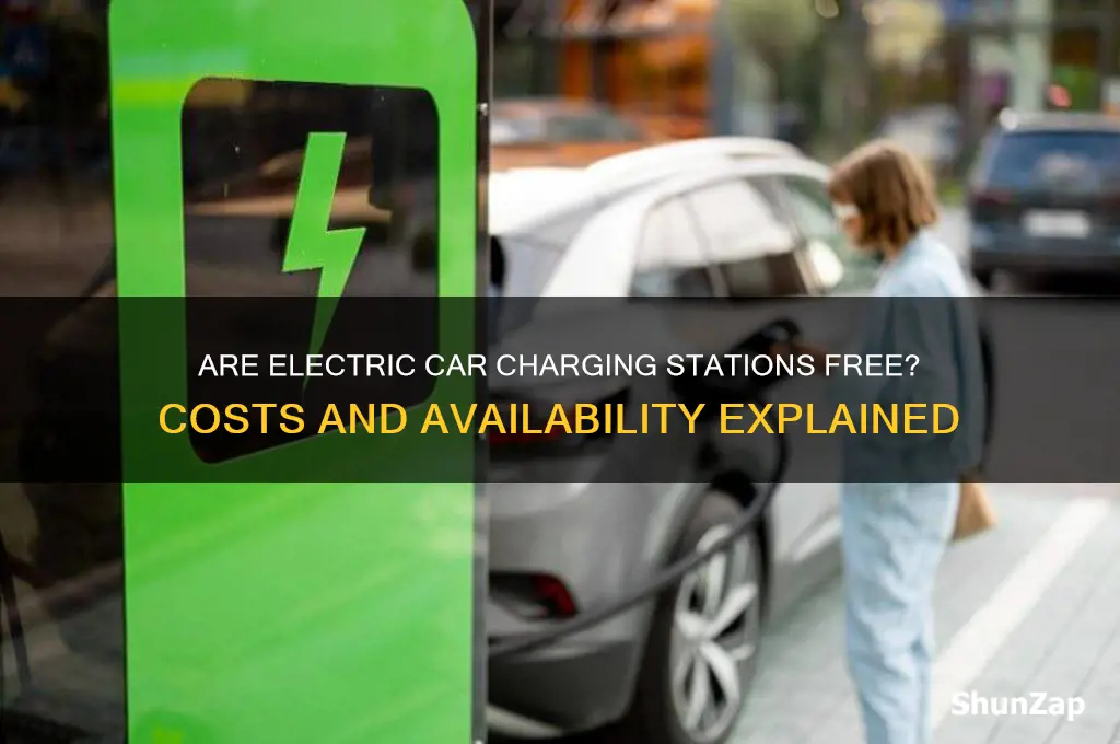 are the charging stations for electric cars free