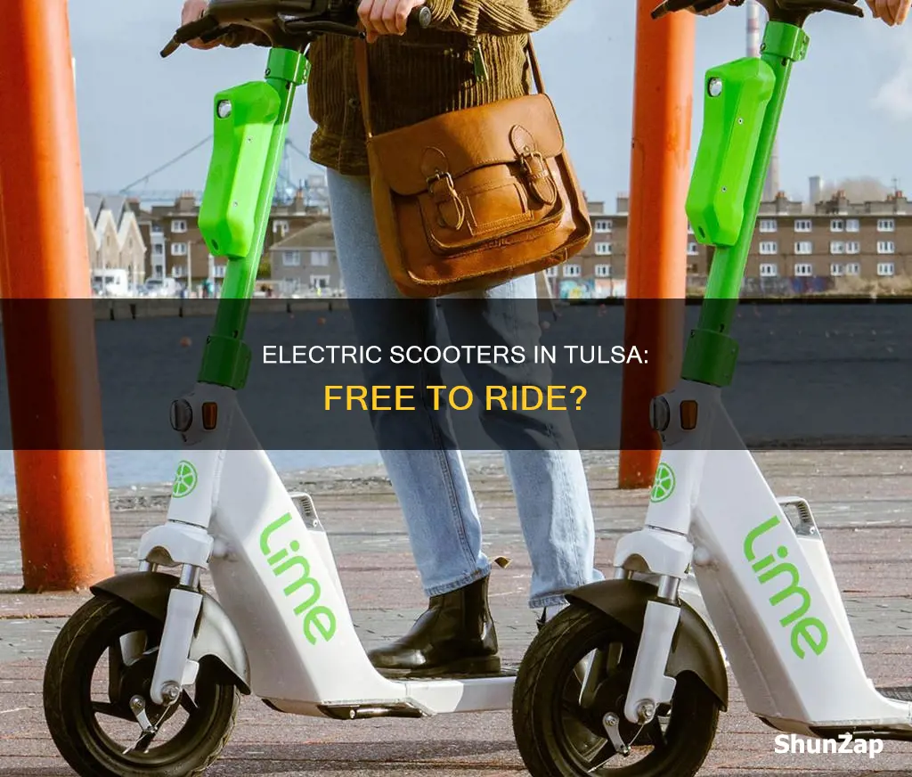 are the electric scooters in tulsa free