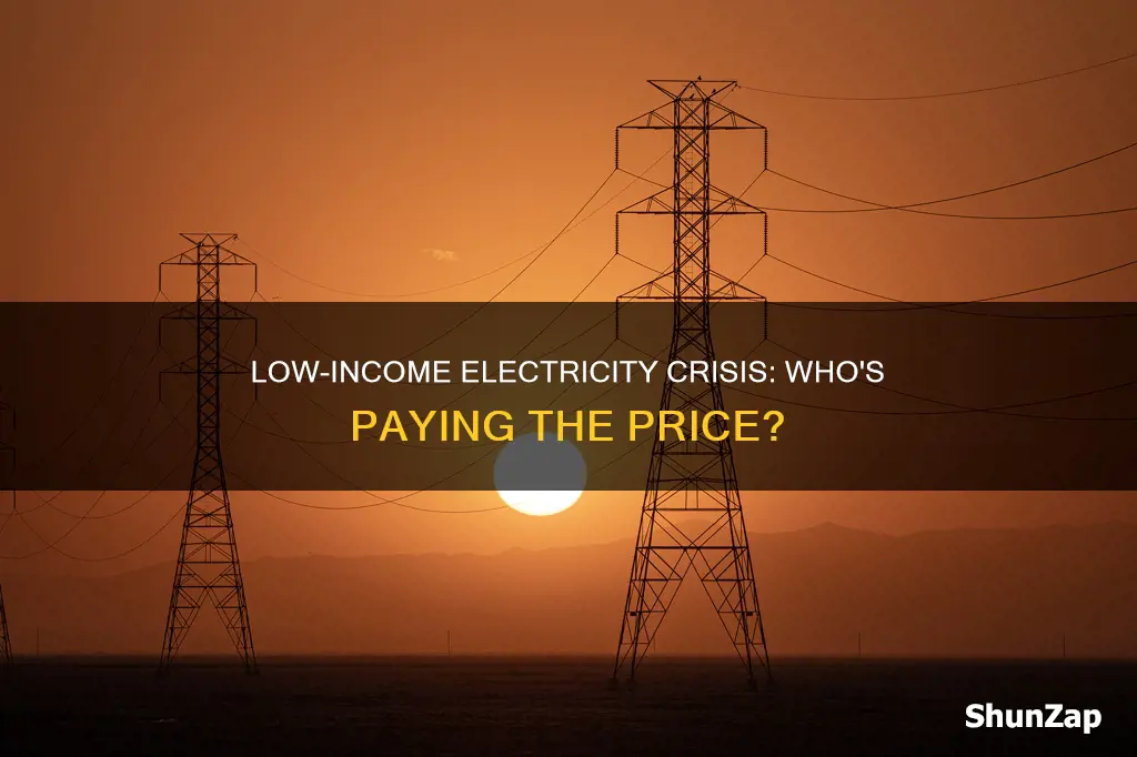 are the low income not paying electricity