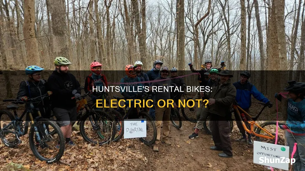 are the rental bikes in huntsville electric