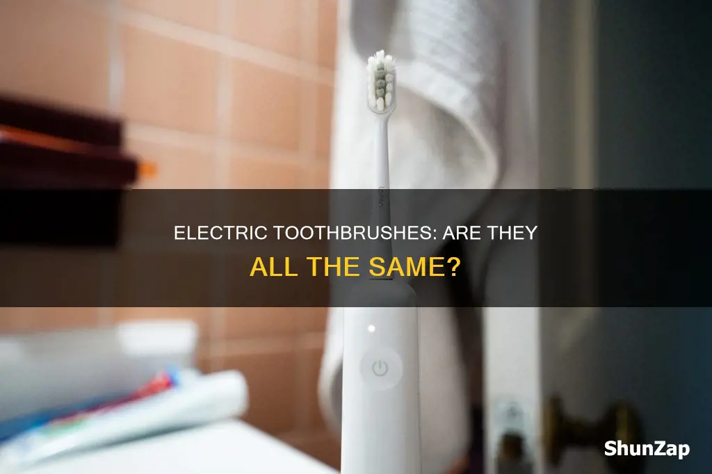 are there a difference in electric toothbrushes