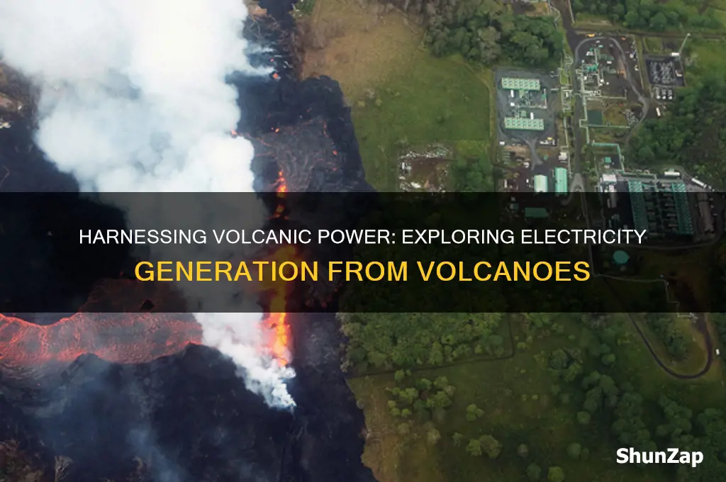are there any electrical generation plants that use volcano