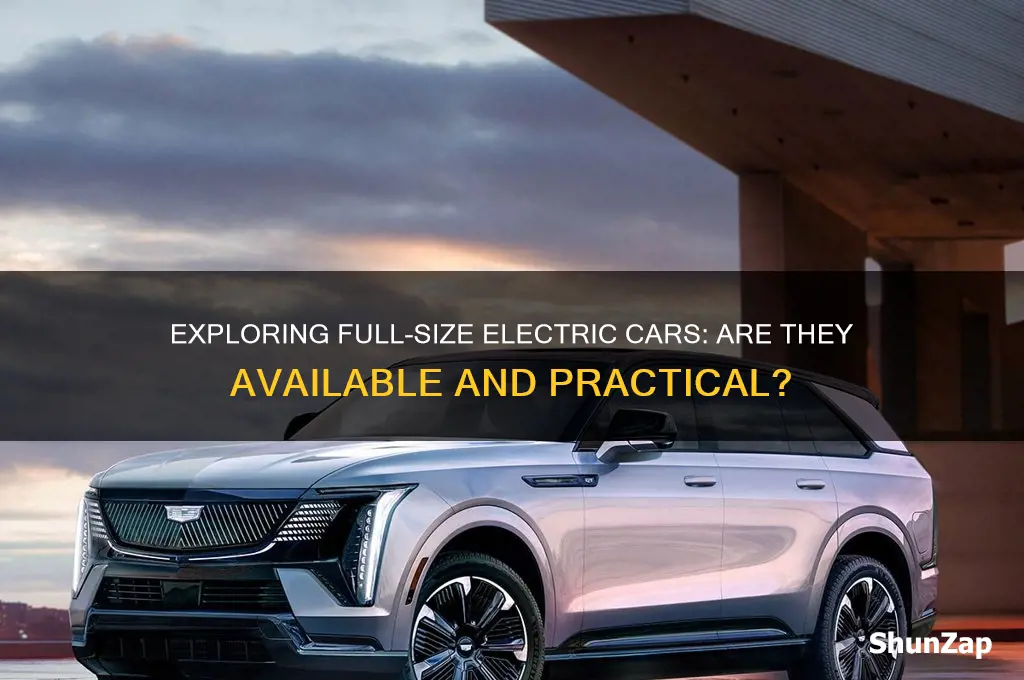 are there any full size electric cars