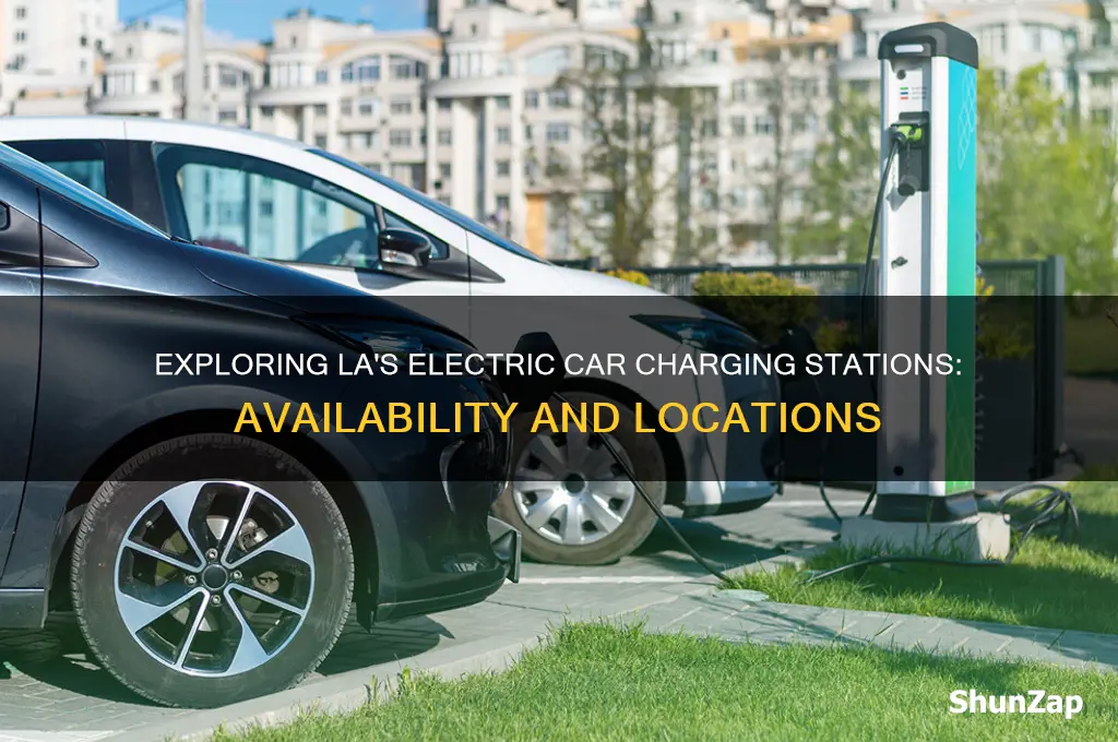 are there electric car charging stations in los angeles