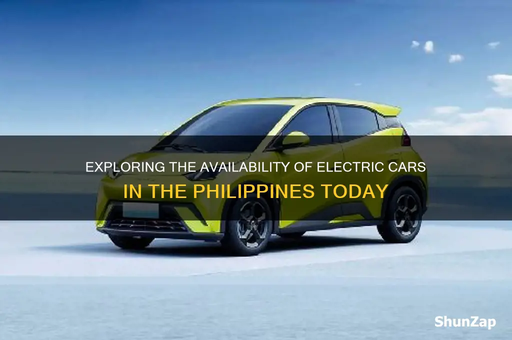 are there electric cars in the philippines